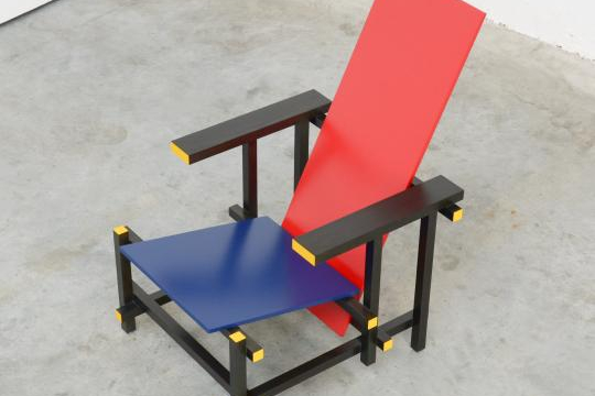 Red & Blue Chair Cassina